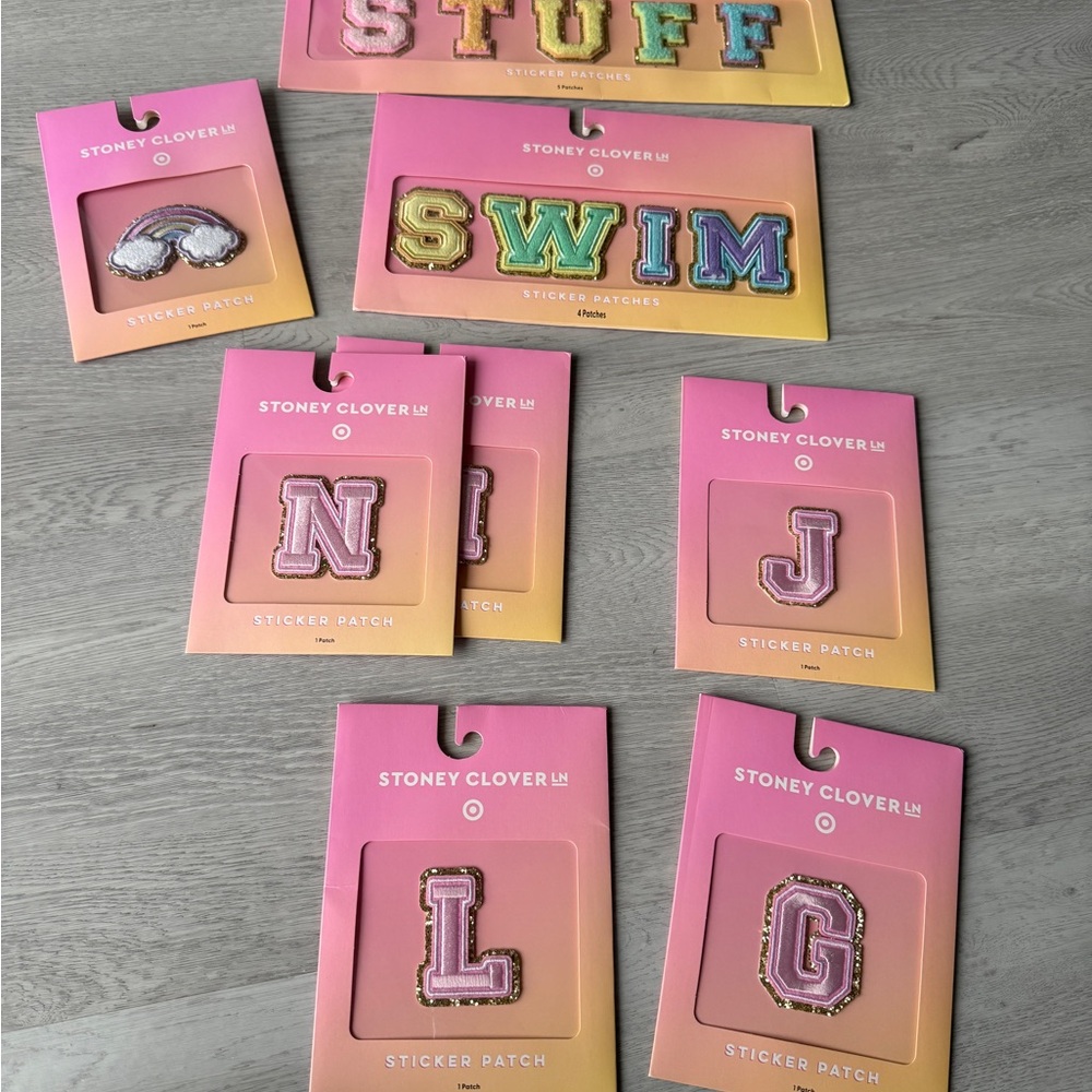 Stoney Clover Lane Pastel Letter Patches